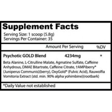 Insane Labz - Psychotic Gold INSANE LABZ